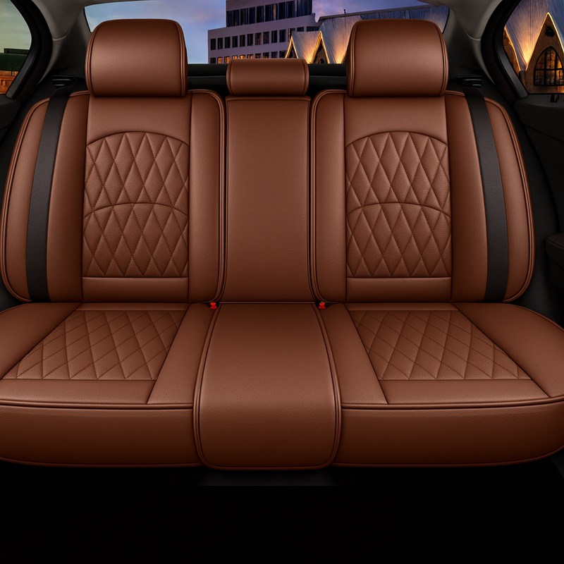 Capa Completa Automotriz Universal Supreme en Cuero Legítimo y AirBag + REGALOS: Alfombra