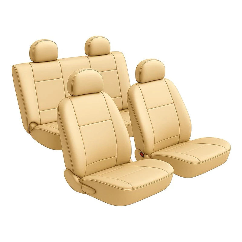 Juego Completo de Fundas para Asientos Automotrices en Cuero Sintético